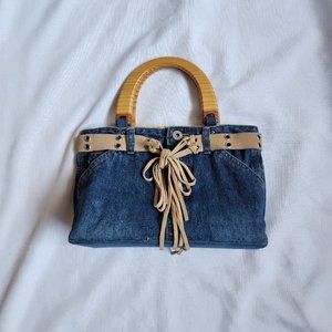 Old Navy Blue Denim Handbag
